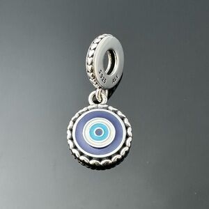 Pandora Evil Eye Protection Silver Travel Charm 925 Ale #210